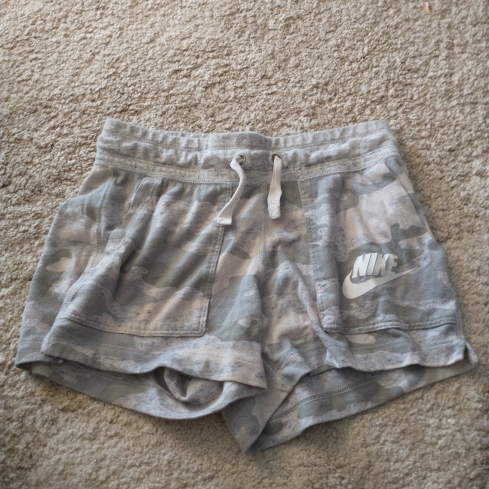 Nike camo lounge shorts